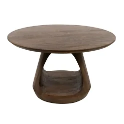Mysons Salontafels|Mike Salontafel rond Walnoot Medium 70cm