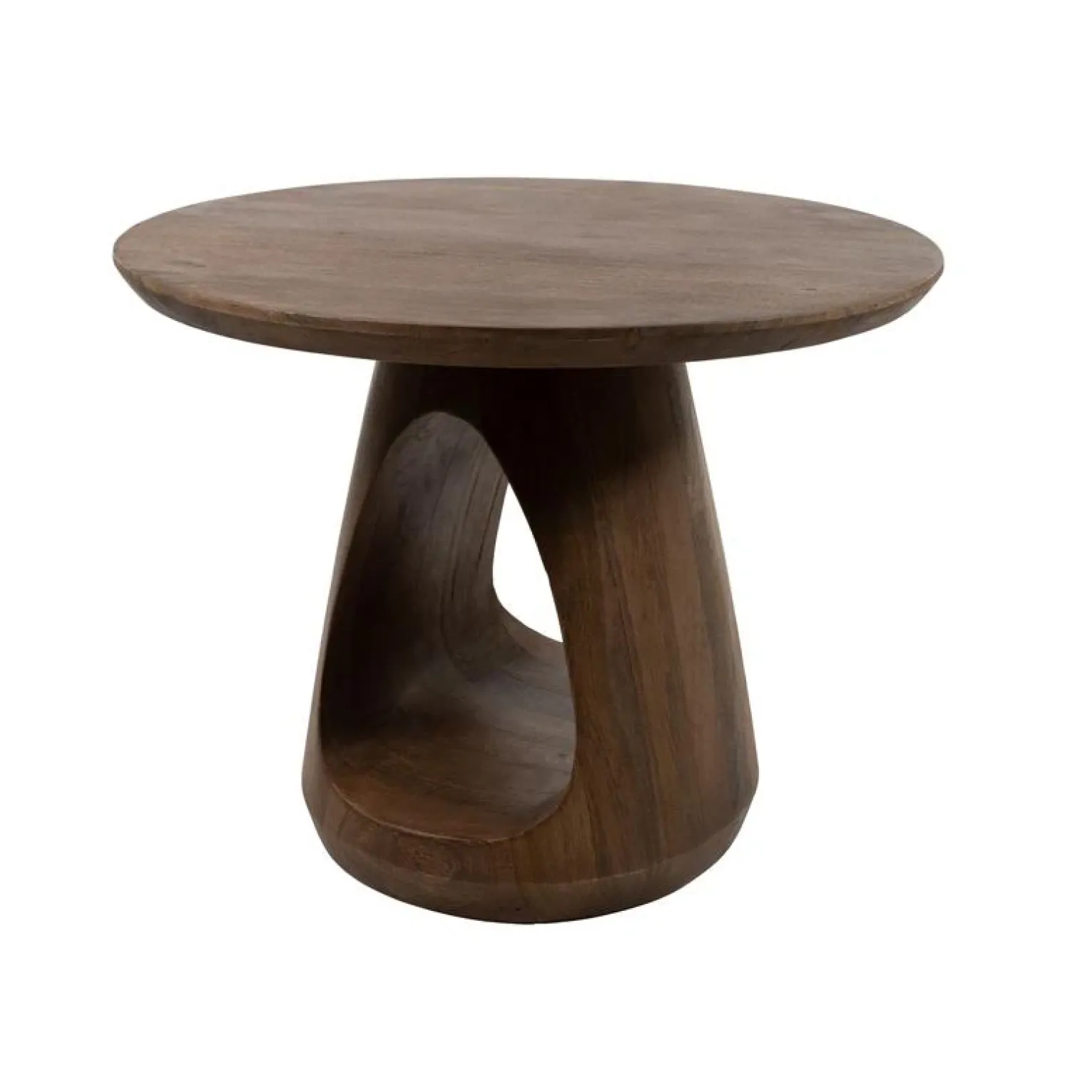 Mysons Salontafels|Mike Salontafel rond Walnoot Small 60cm