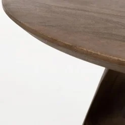 Mysons Salontafels|Mike Salontafel rond Walnoot Small 60cm