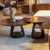 Mysons Salontafels|Mike Salontafel set van 2 large & small Walnoot