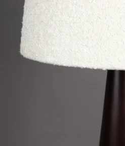 Dutchbone Vloerlampen|Miki 1-lichts Vloerlamp Bouclé 41cm