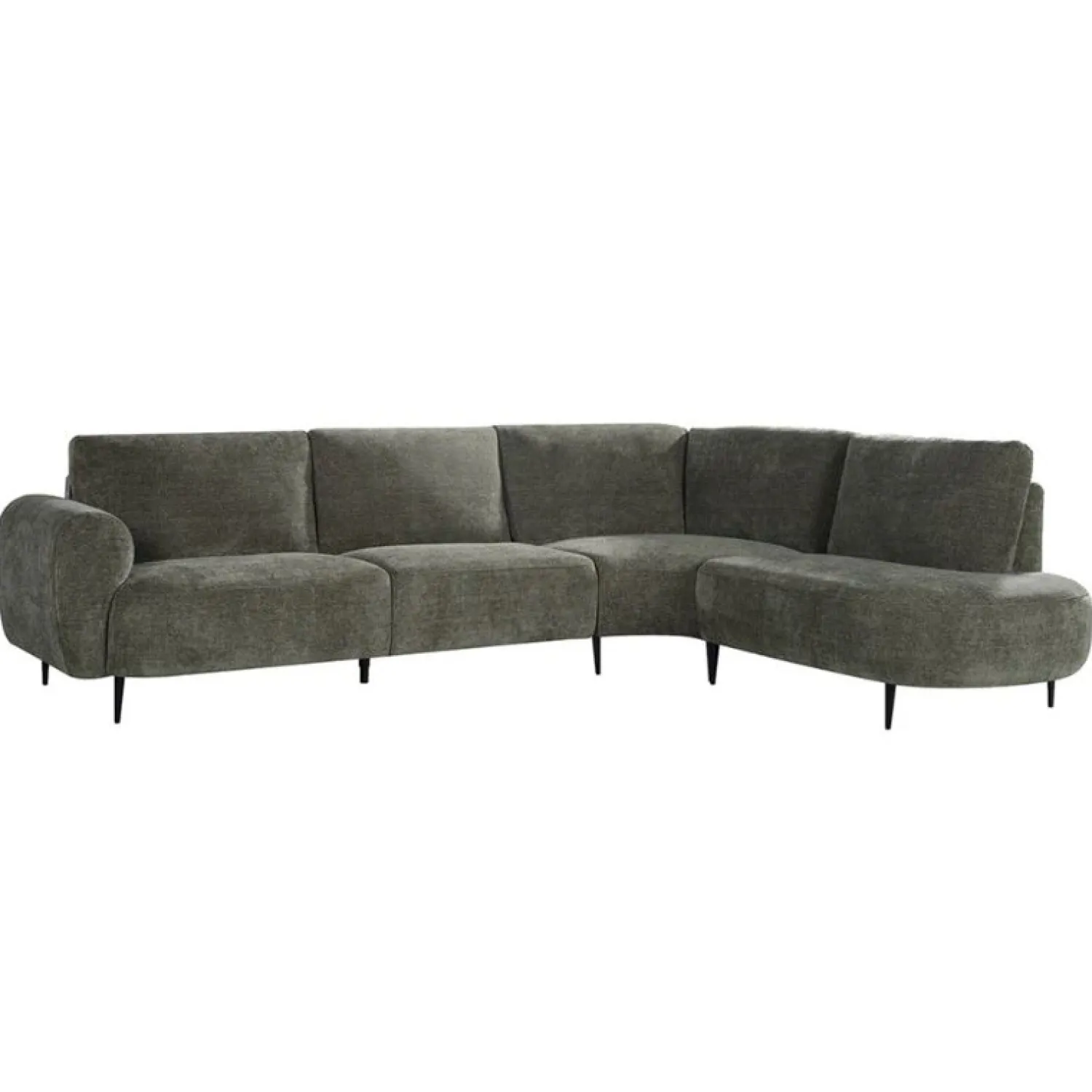 Label51 Hoekbanken|Milano Hoekbank Rechts Hunter 300cm