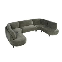 Label51 Hoekbanken|Milano U-Bank Hunter 350cm
