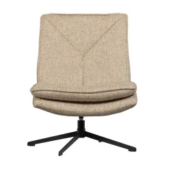 WOOOD Fauteuils|Milaro Draaifauteuil Naturel Melange