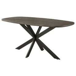 Kalfort Eettafels|Miles Eettafel deens ovaal Brons 180cm