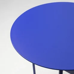 Redin Design Bijzettafels|Miles Laag Bijzettafel Blauw 40cm
