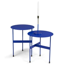 Redin Design Bijzettafels|Miles Laag Bijzettafel Blauw 40cm