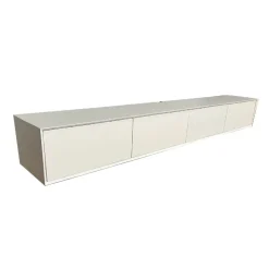 Vane Living Industriele Kasten|Tv Meubels|Milo Zwevend Tv meubel zand 240cm