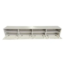 Vane Living Industriele Kasten|Tv Meubels|Milo Zwevend Tv meubel zand 200cm