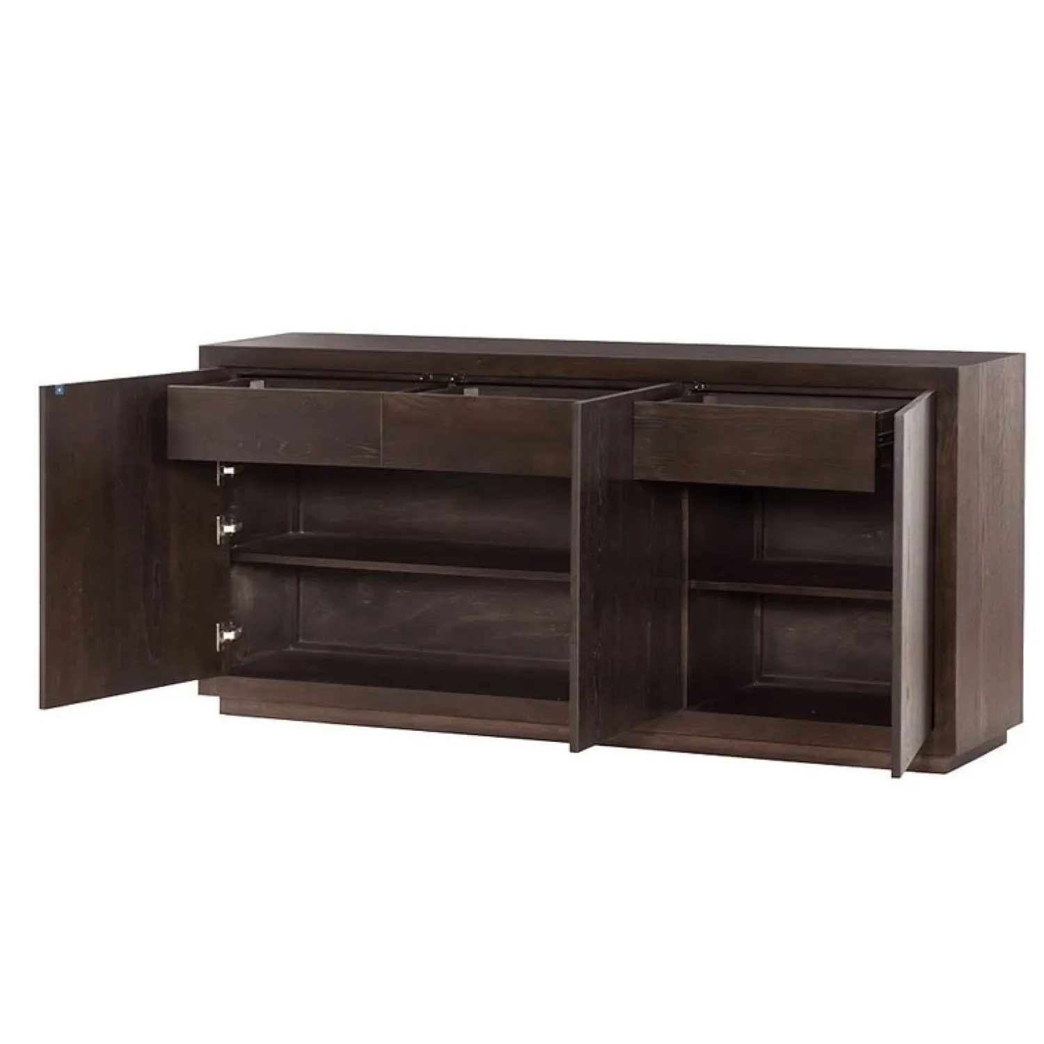 Tower living Dressoirs|Industriele Kasten|Mincio Dressoir bruin eikenfineer 176cm
