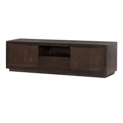 Tower living Industriele Kasten|Tv Meubels|Mincio Tv meubel bruin eikenfineer 176cm