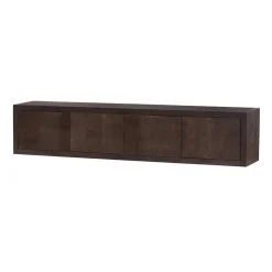 Tower living Industriele Kasten|Tv Meubels|Mincio zwevend Tv meubel bruin eikenfineer 220cm
