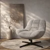 Mysons Fauteuils|Miranda Draaifauteuil + schommelfunctie Bruin