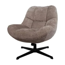 Mysons Fauteuils|Miranda Draaifauteuil + schommelfunctie Bruin