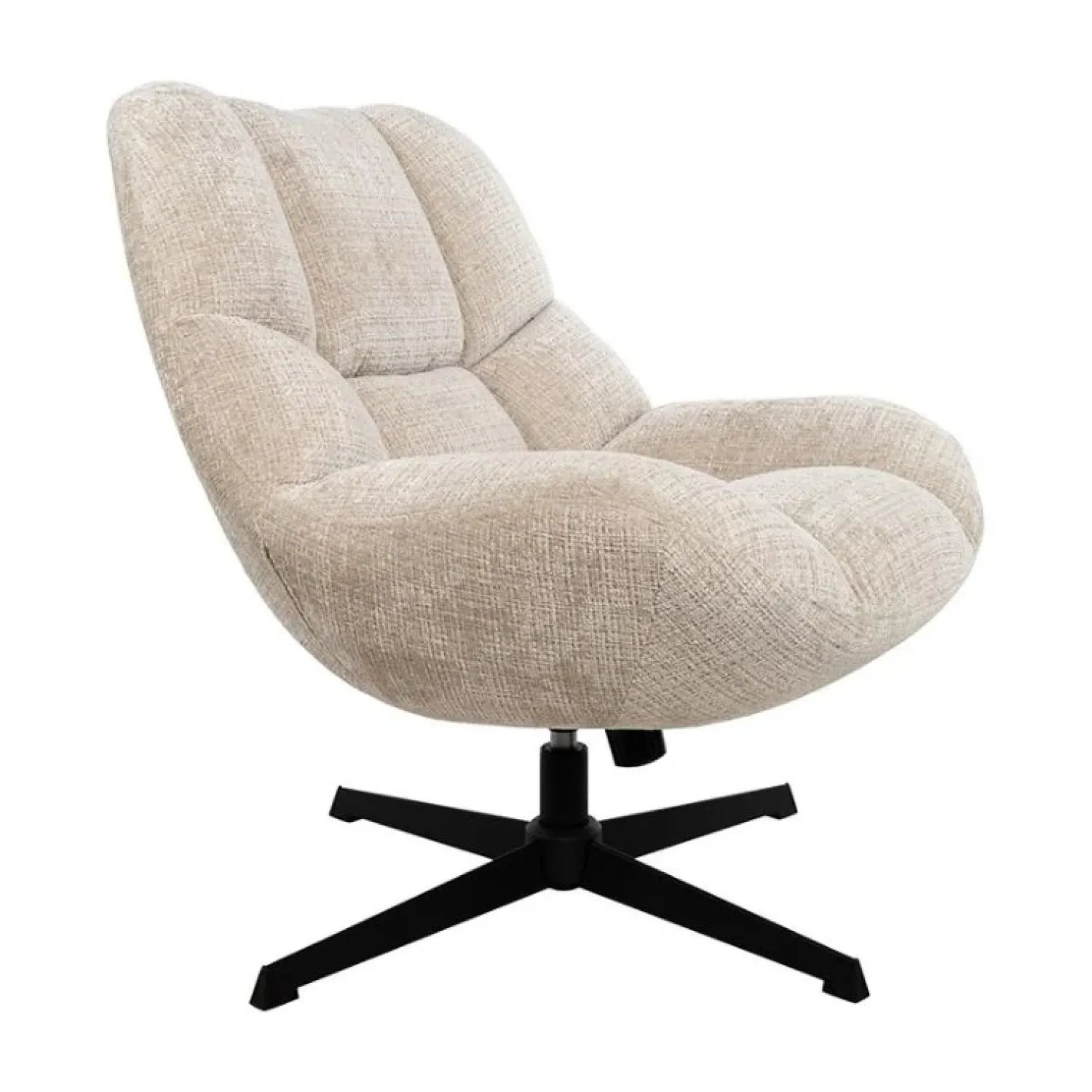 Mysons Fauteuils|Miranda Draaifauteuil + schommelfunctie Naturel