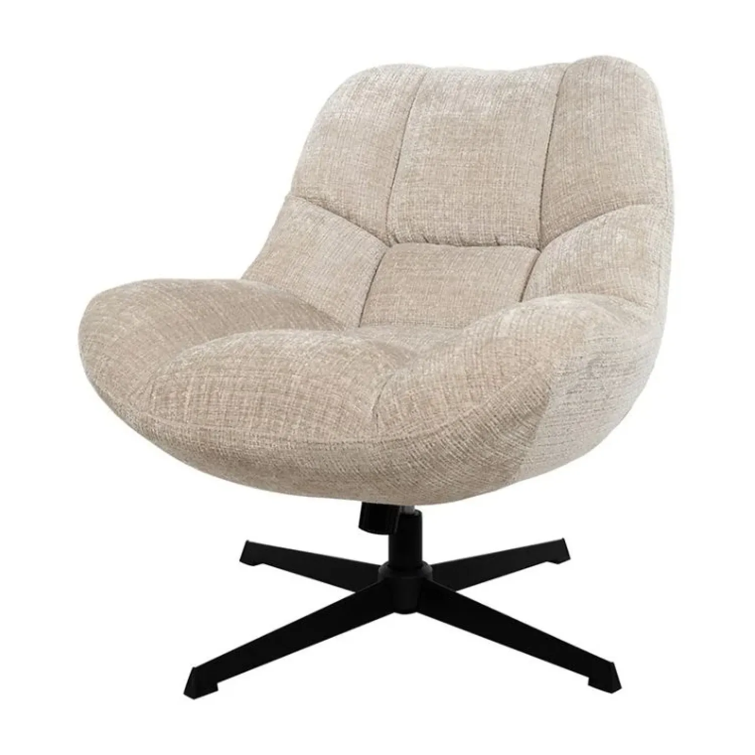 Mysons Fauteuils|Miranda Draaifauteuil + schommelfunctie Naturel