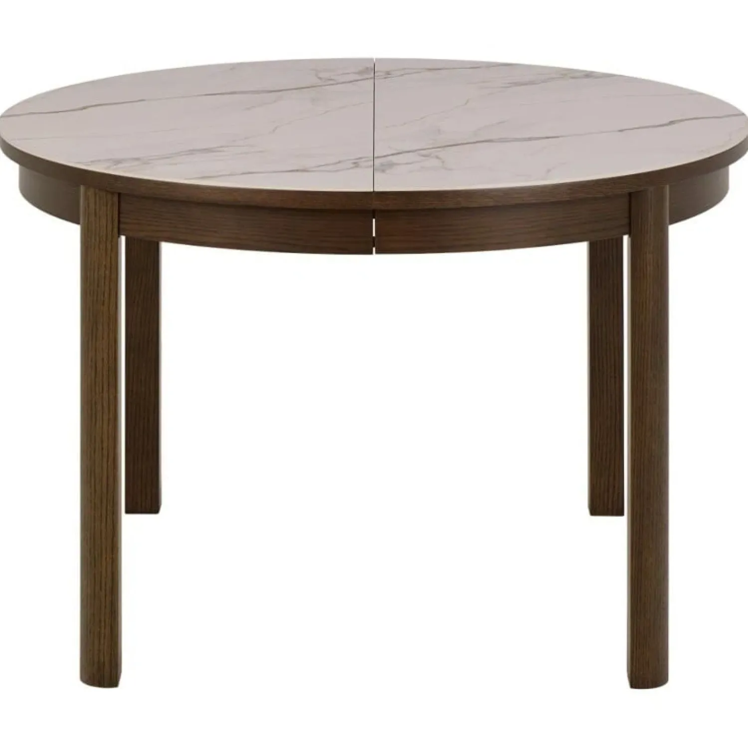 Nordhavn Eettafels|Mirano Uitschuifbare Eettafel Rond Keramiek 120cm