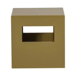 vtwonen Bijzettafels|Modern Bijzettafel Honinggeel 40cm