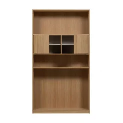 vtwonen Wandkasten|Industriele Kasten|Modulair Bovenkast Eiken Naturel Mat 110cm