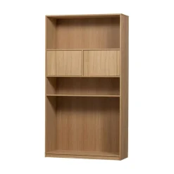 vtwonen Wandkasten|Industriele Kasten|Modulair Bovenkast Eiken Naturel Mat 110cm