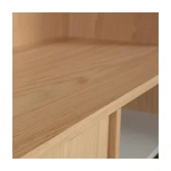 vtwonen Wandkasten|Industriele Kasten|Modulair Bovenkast Eiken Naturel Mat 110cm