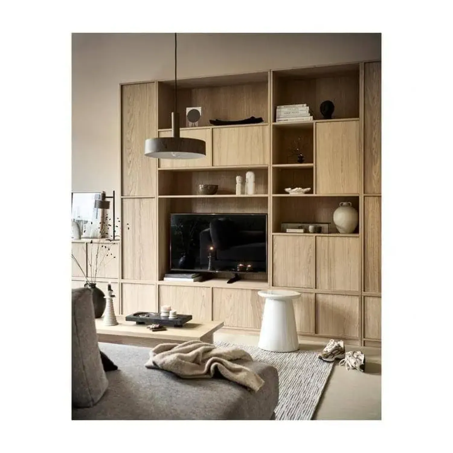 vtwonen Wandkasten|Industriele Kasten|Modulair Bovenkast Eiken Naturel Mat 40cm