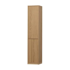 vtwonen Wandkasten|Industriele Kasten|Modulair Bovenkast Eiken Naturel Mat 40cm