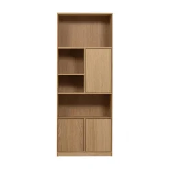 vtwonen Wandkasten|Industriele Kasten|Modulair Bovenkast Eiken Naturel Mat 77cm