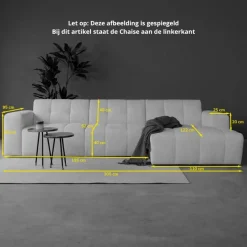 Pepp Hoekbanken|Modulaire Banken|Modulaire Bank Wave Chaise longue links Taupe