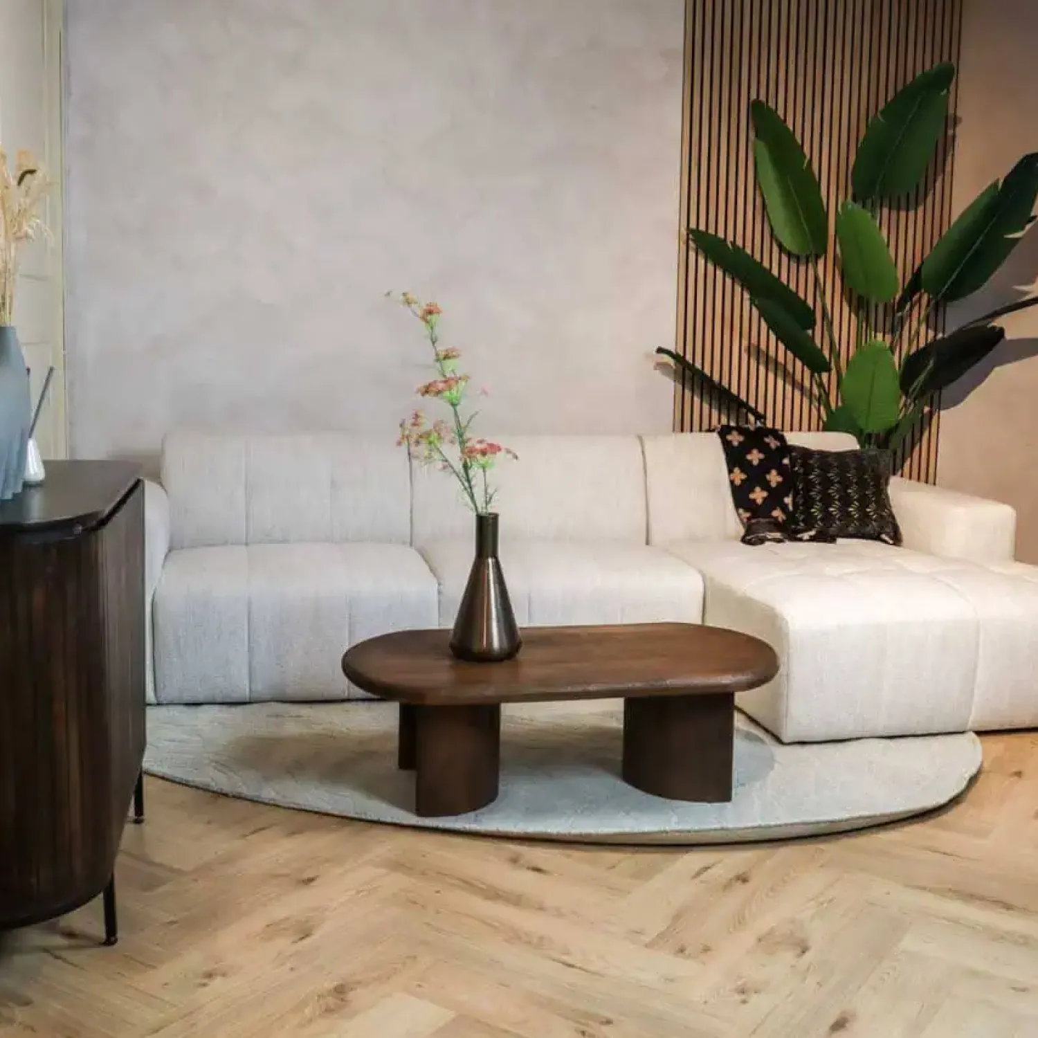Pepp Hoekbanken|Modulaire Banken|Modulaire Bank Wave Chaise longue rechts Modesto wit