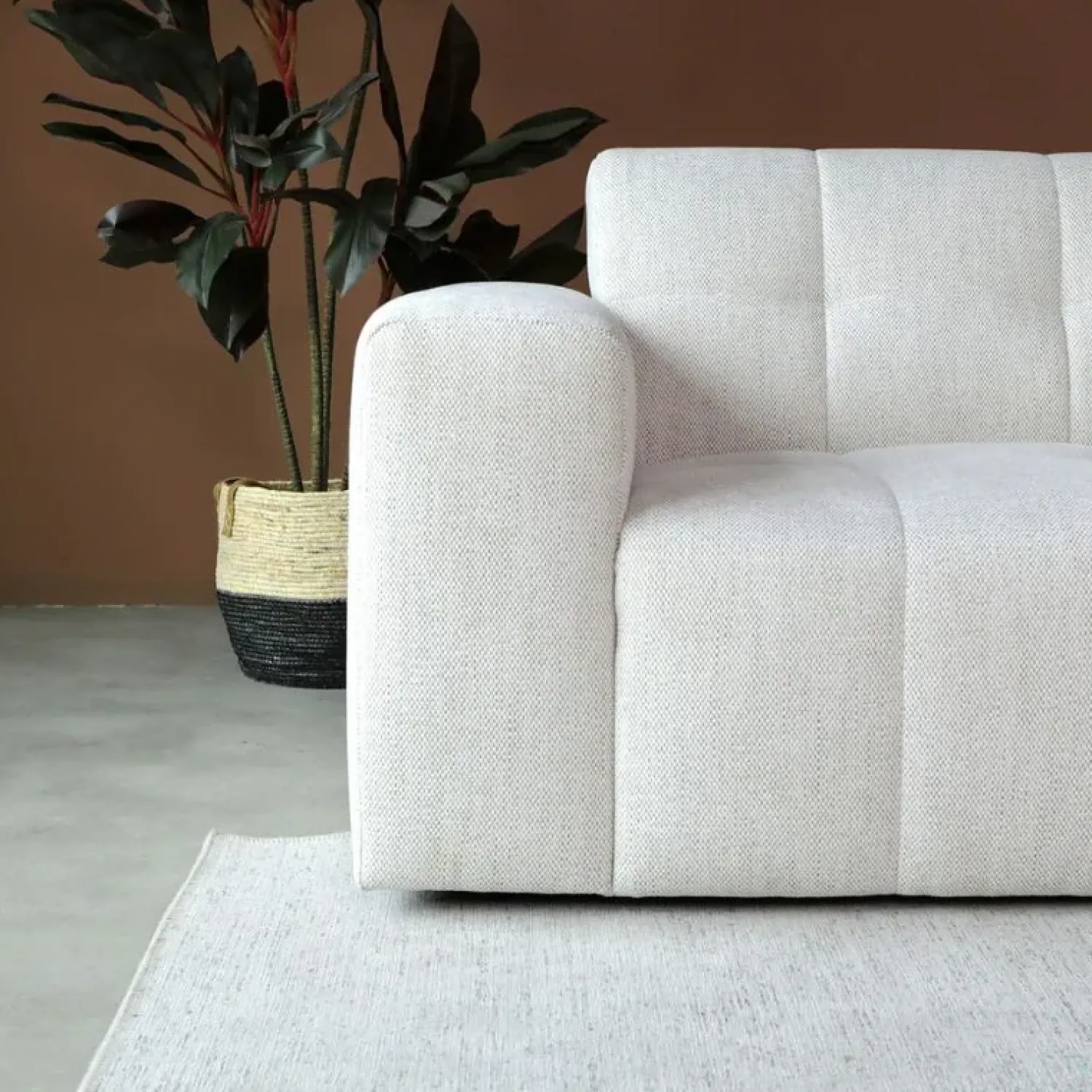 Pepp Hoekbanken|Modulaire Banken|Modulaire Bank Wave Chaise longue rechts Modesto wit