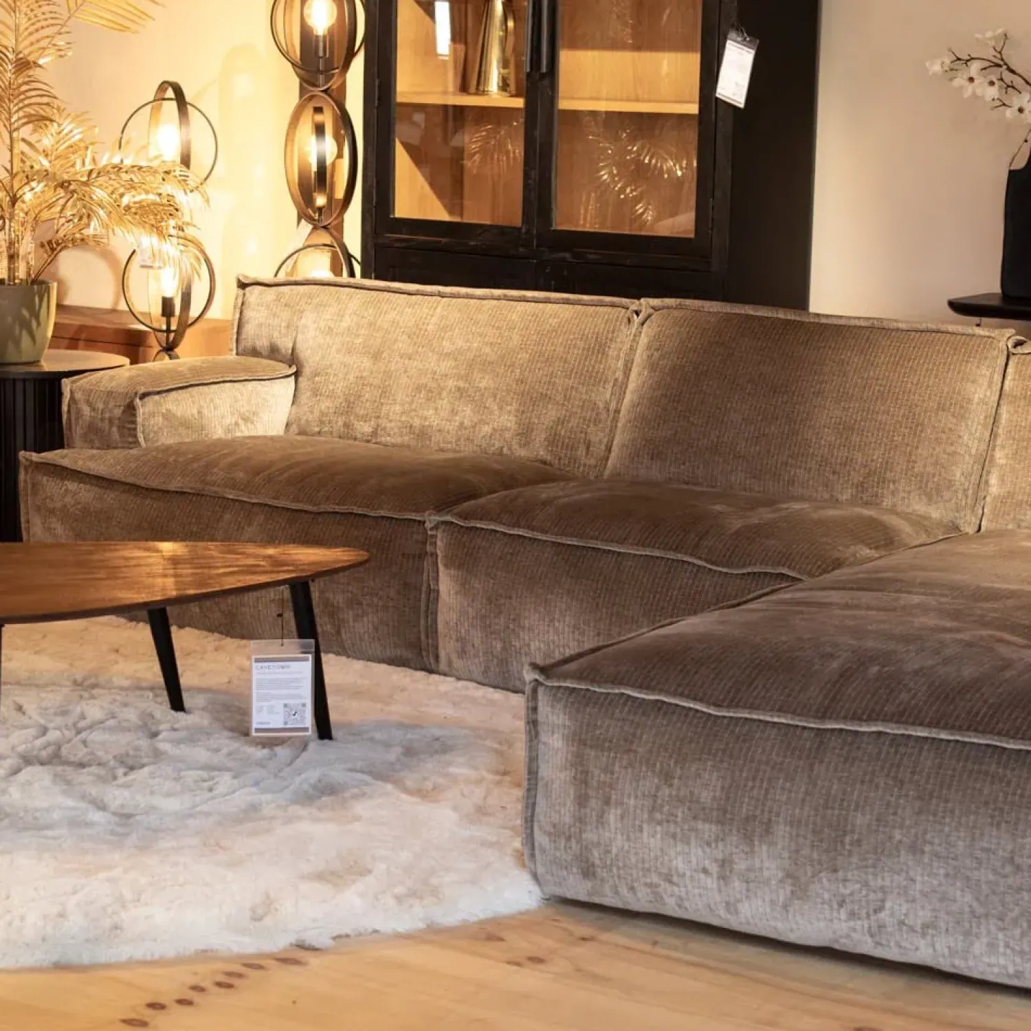 EasyFurn Hoekbanken|Loungebanken|Modulaire jolijn-hoekbank-1-zits-links/1-zits/longchair rechts(stof Levis 12)