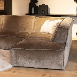 EasyFurn Hoekbanken|Loungebanken|Modulaire jolijn-hoekbank-1-zits-links/1-zits/longchair rechts(stof Levis 12)