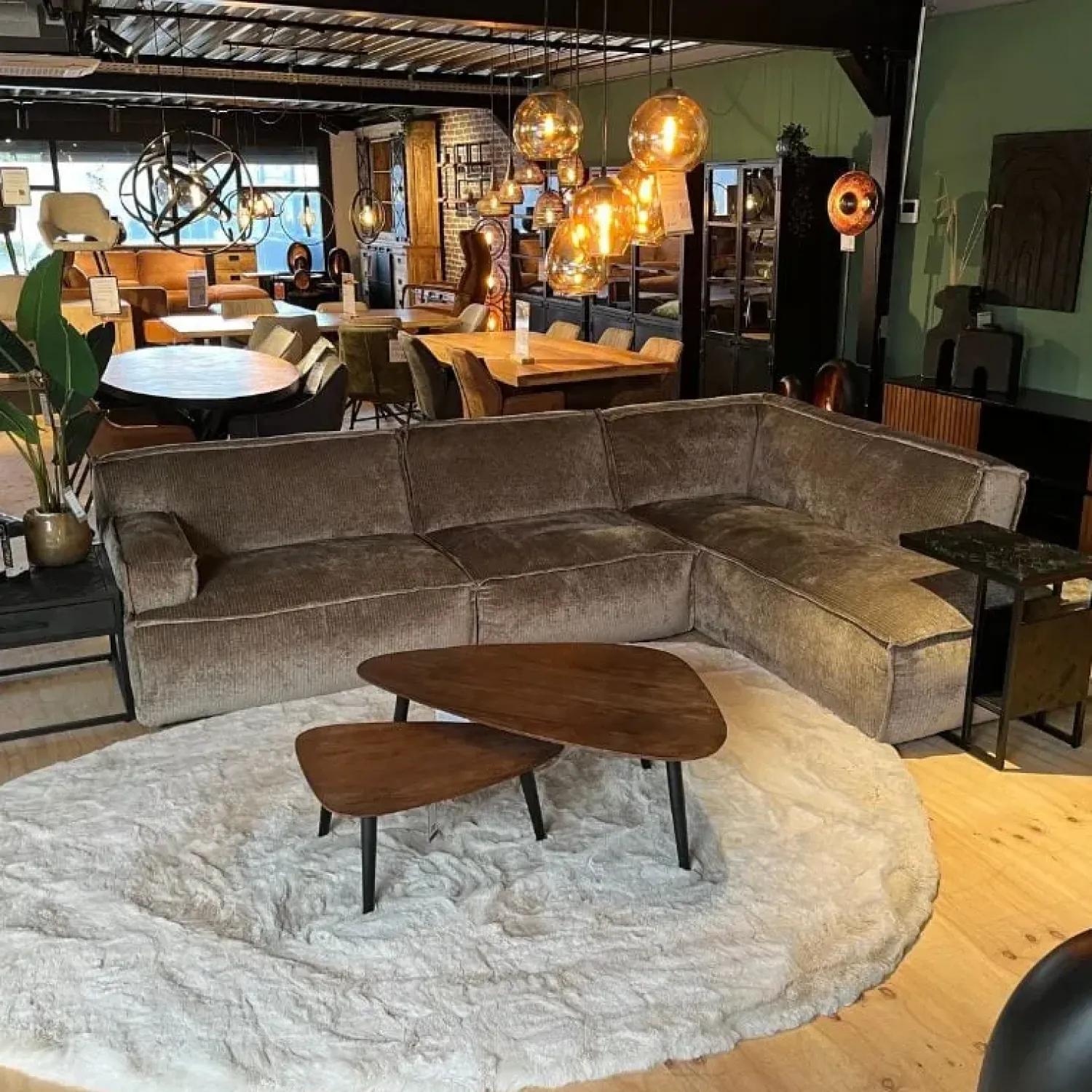 EasyFurn Hoekbanken|Loungebanken|Modulaire jolijn-hoekbank-1-zits-links/1-zits/longchair rechts(stof Levis 12)
