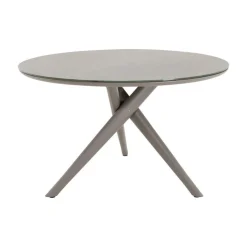 Lesli Living Tuintafels|Mojito Tuintafel Rond keramisch taupe 120cm
