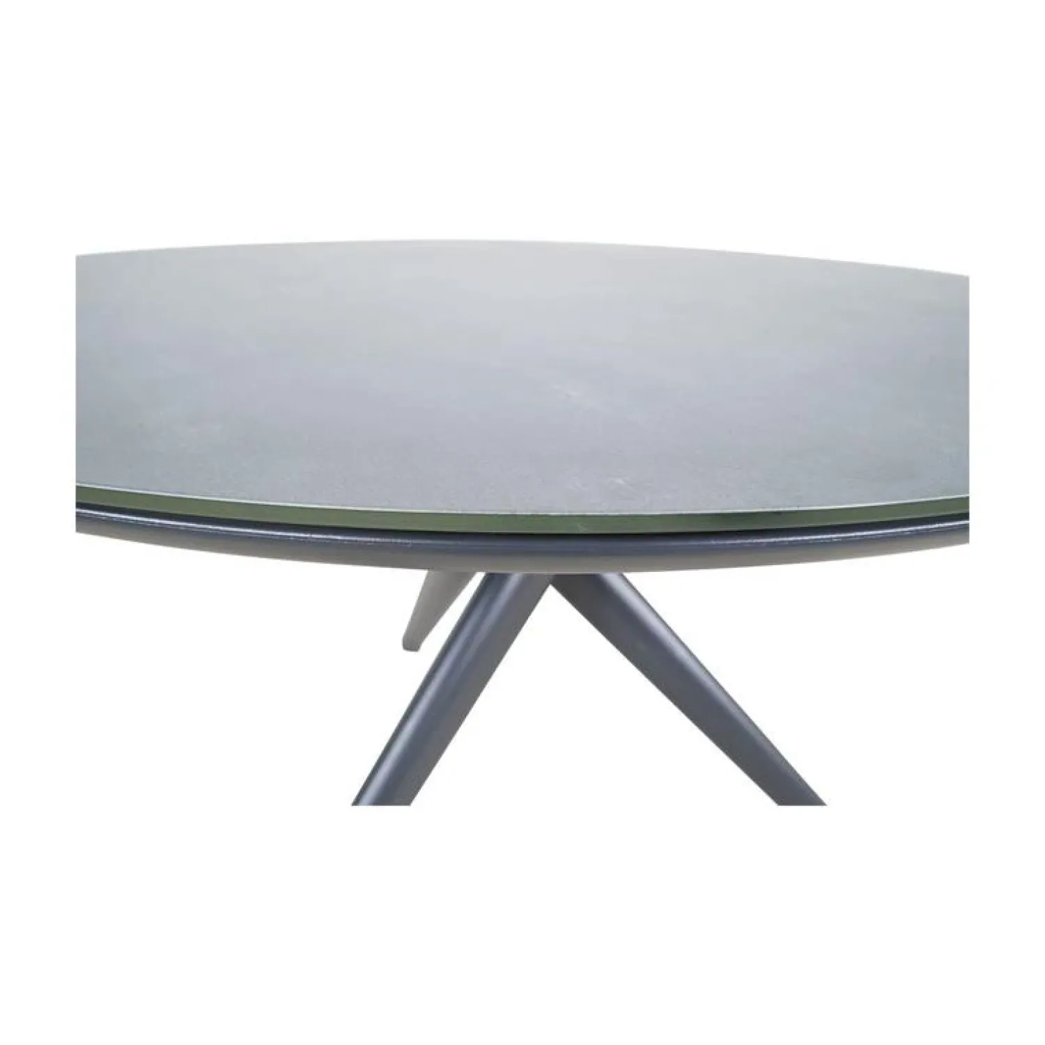 Lesli Living Tuintafels|Mojito Tuintafel Rond keramisch zwart 120cm