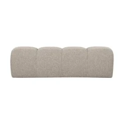 WOOOD Eetkamerbanken|Eetkamerbanken|Mojo Eetkamerbank Bouclé Beige Melange 164cm