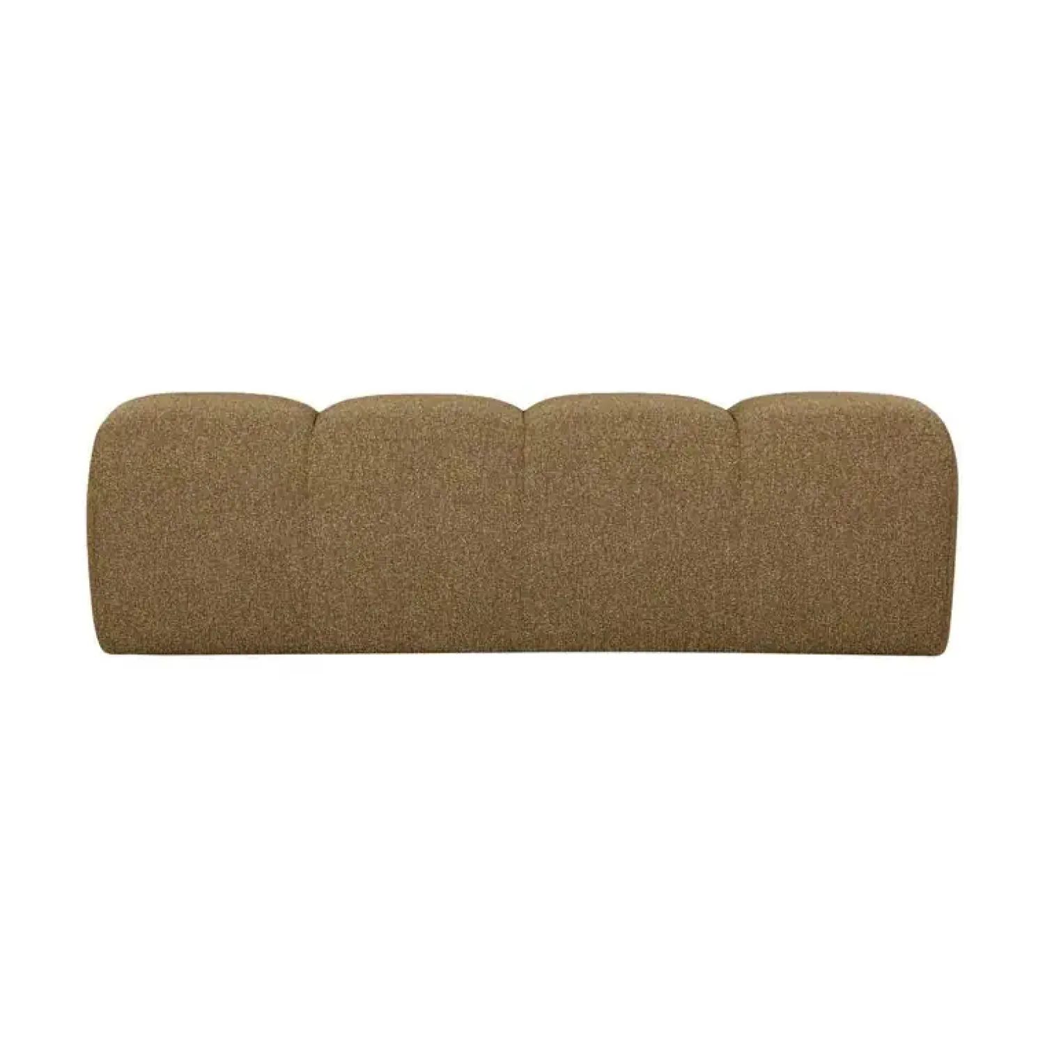 WOOOD Eetkamerbanken|Eetkamerbanken|Mojo Eetkamerbank Bouclé Geel/Bruin Melange 164cm