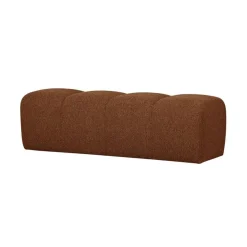WOOOD Eetkamerbanken|Eetkamerbanken|Mojo Eetkamerbank Bouclé Roestbruin Melange 164cm