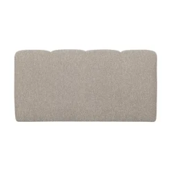 WOOOD Eetkamerbanken|Eetkamerbanken|Mojo Eetkamerbank Met Rugleuning Bouclé Beige Melange 164cm