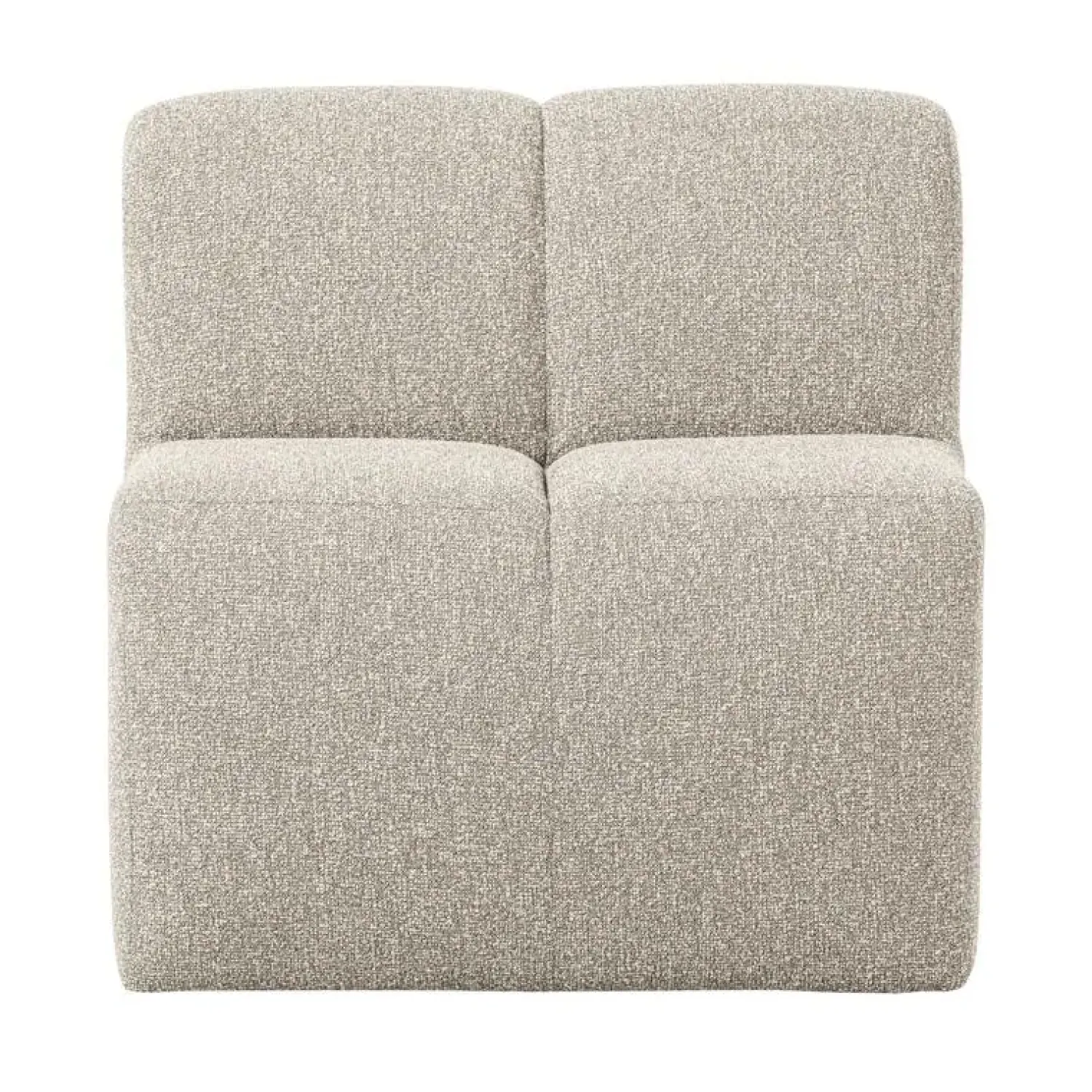 WOOOD Eetkamerbanken|Eetkamerbanken|Mojo Eetkamerbank Met Rugleuning Bouclé Beige Melange 84cm