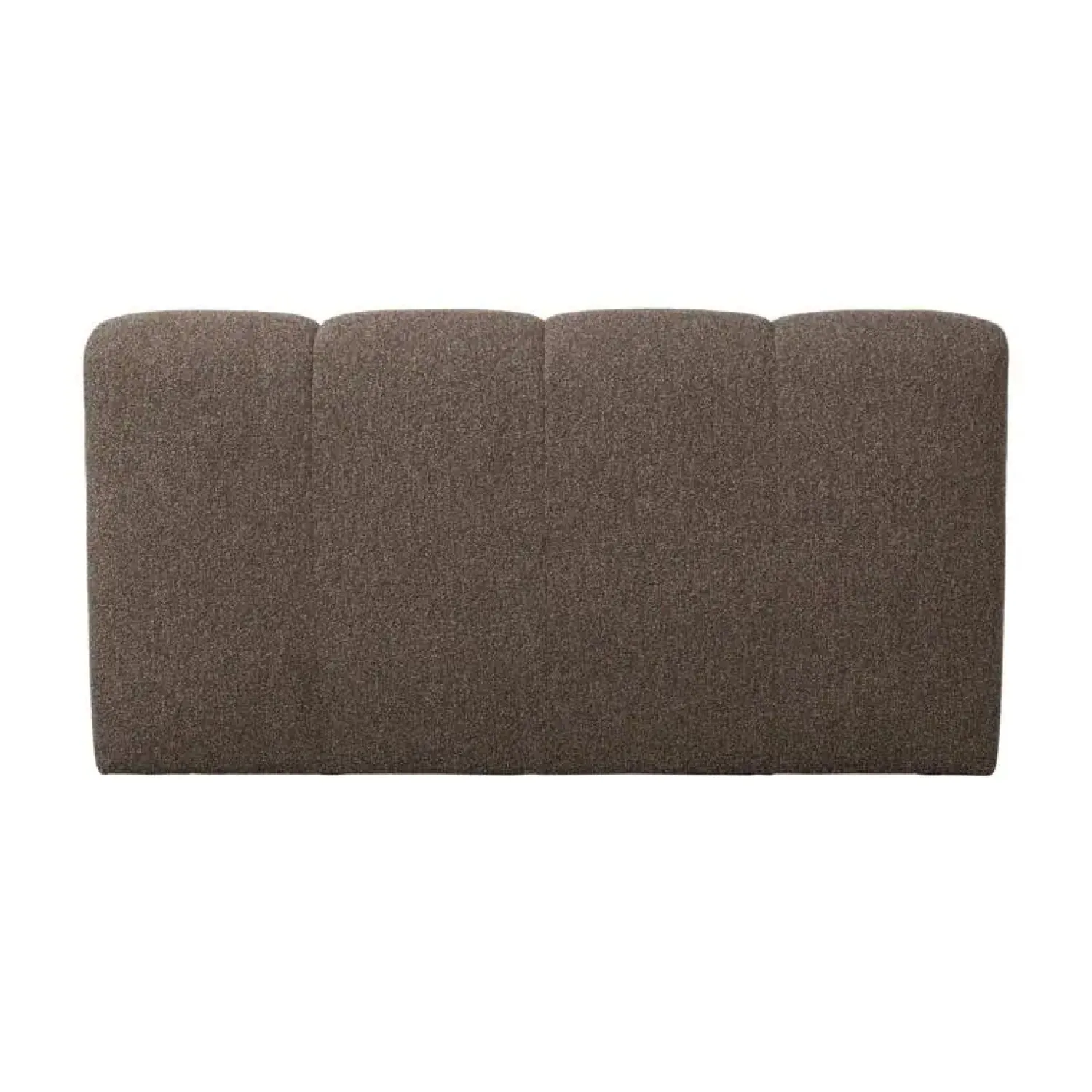 WOOOD Eetkamerbanken|Eetkamerbanken|Mojo Eetkamerbank Met Rugleuning Bouclé Bruin Melange 164cm