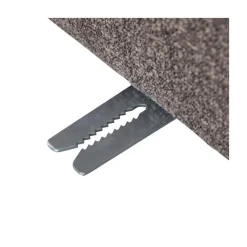 WOOOD Eetkamerbanken|Eetkamerbanken|Mojo Eetkamerbank Met Rugleuning Bouclé Bruin Melange 84cm