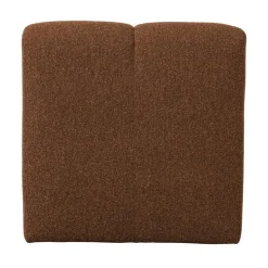 WOOOD Eetkamerbanken|Eetkamerbanken|Mojo Eetkamerbank Met Rugleuning Bouclé Roestbruin Melange 84cm