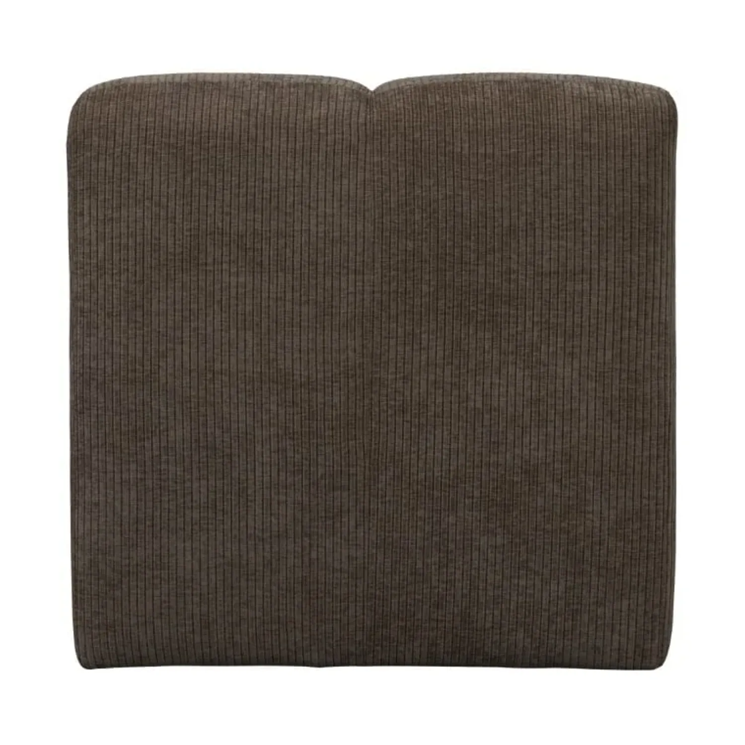 WOOOD Eetkamerbanken|Eetkamerbanken|Mojo Eetkamerbank Met Rugleuning Ribstof Bruin 84cm