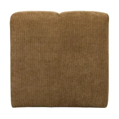 WOOOD Eetkamerbanken|Eetkamerbanken|Mojo Eetkamerbank Met Rugleuning Ribstof Honinggeel 84cm