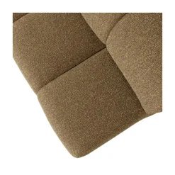 WOOOD Eetkamerbanken|Eetkamerbanken|Mojo Eetkamerbank Rugleuning Bouclé Geel/Bruin Melange 164cm
