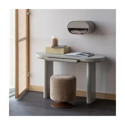 WOOOD Nachtkastjes|Industriele Kasten|Momo Zwevend Nachtkastje Zand 39cm