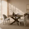 Livingfurn Eettafels|Montreaux Eettafel Bruin rond 130cm