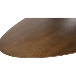 Mysons Eettafels|Morgan Eettafel ovaal Walnoot - Beige onderstel 240cm